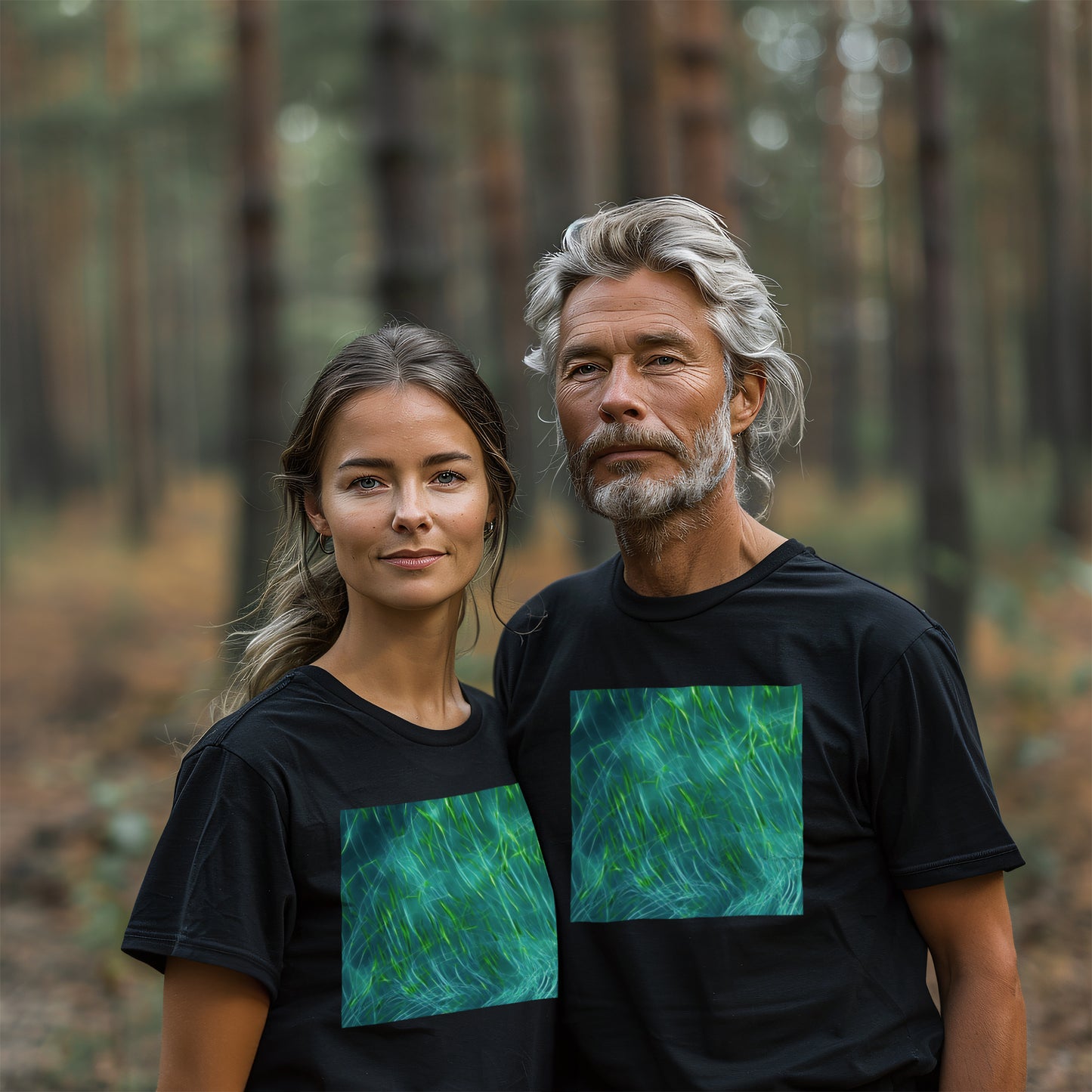 FRACTURED FOREST ll - Organic T-Shirt