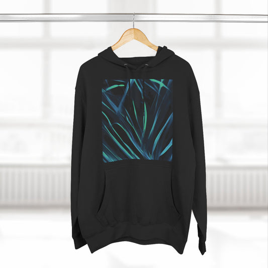 SYNAPTIC JUNGLE - Three-Panel Fleece Hoodie