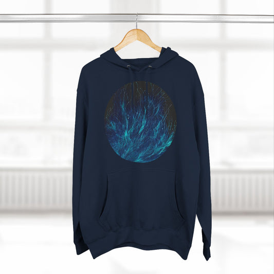 FRACTAL WEB Infinite - Three-Panel Fleece Hoodie
