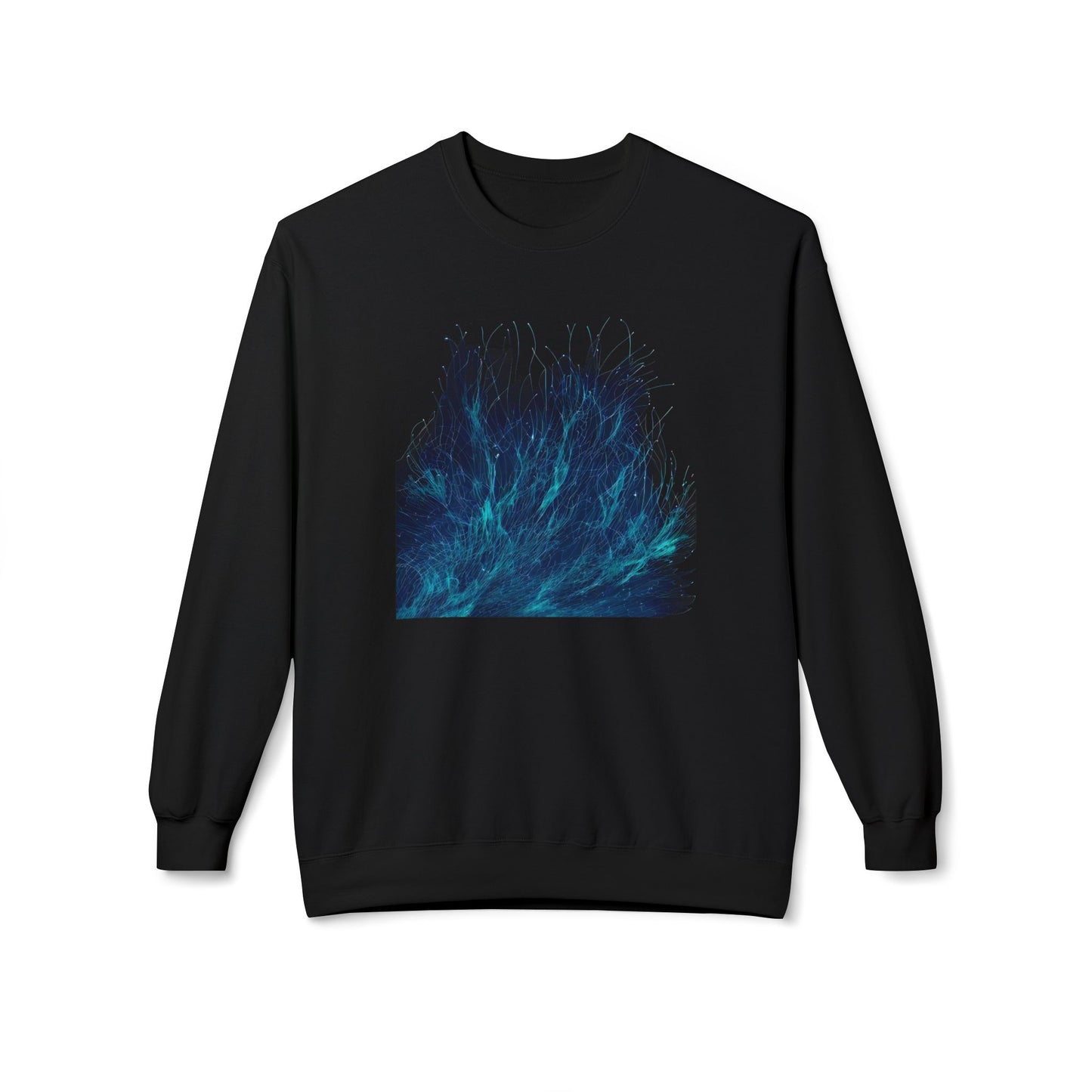 FRACTAL WEB - Midweight Softstyle Fleece Sweatshirt
